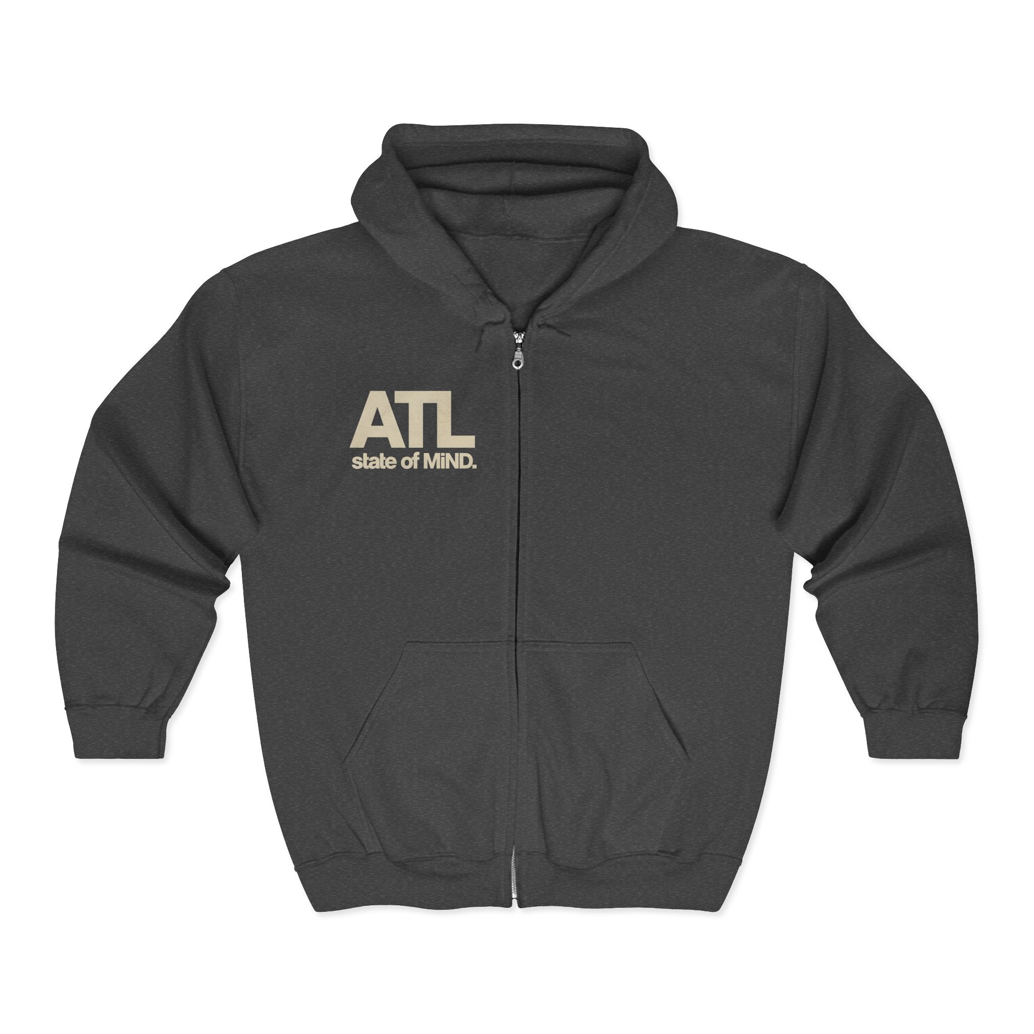 Atlanta State of Mind Oversized Zipped Hoodie