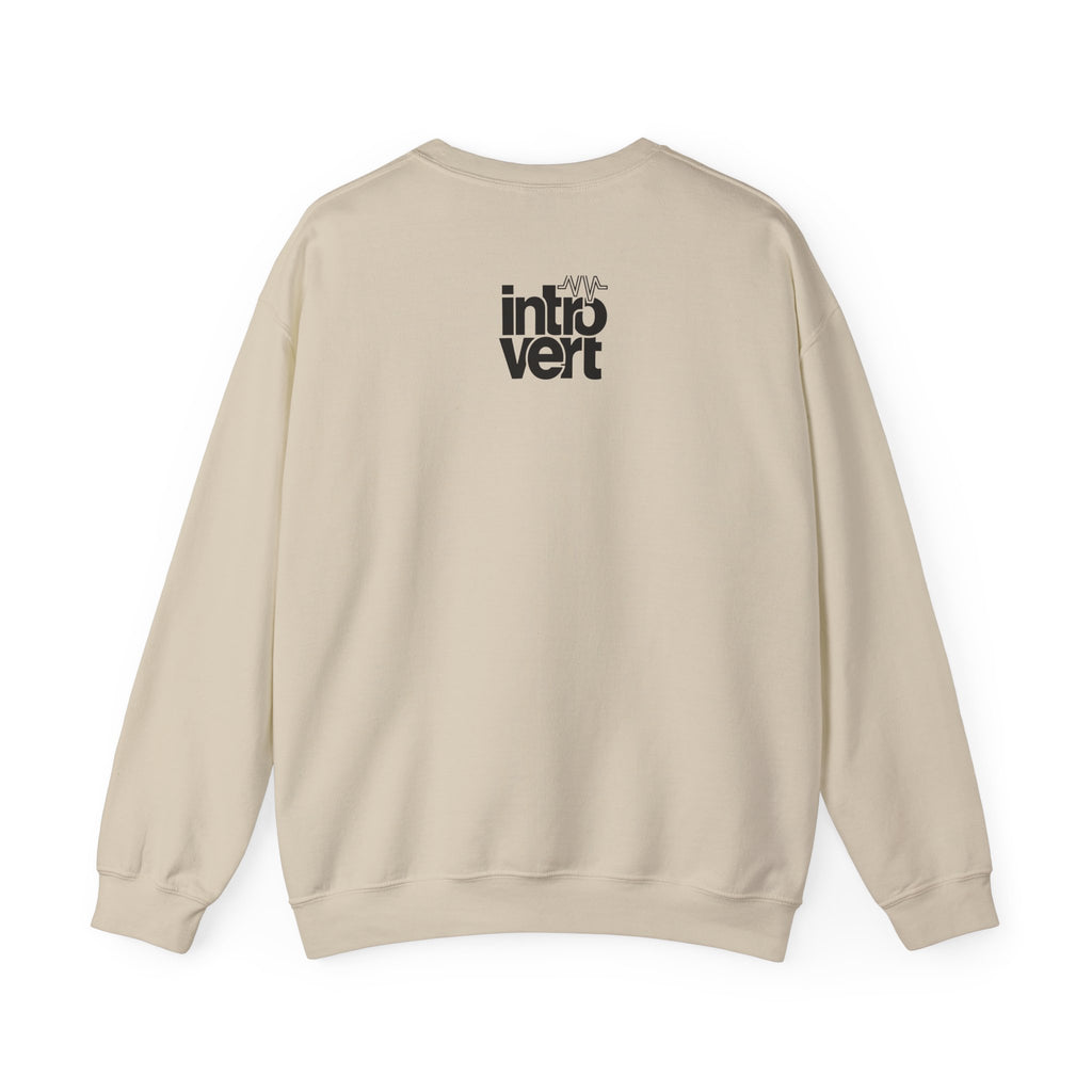 Introvert Crewneck Sweatshirt – “High Frequency Introvert” Graphic Pullover