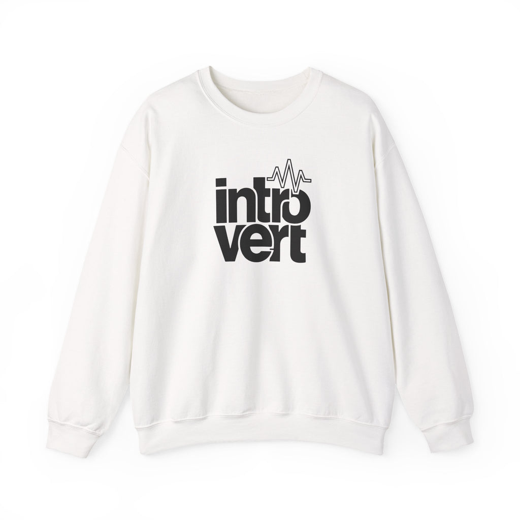 Introvert Crewneck Sweatshirt – “High Frequency Introvert” Graphic Pullover