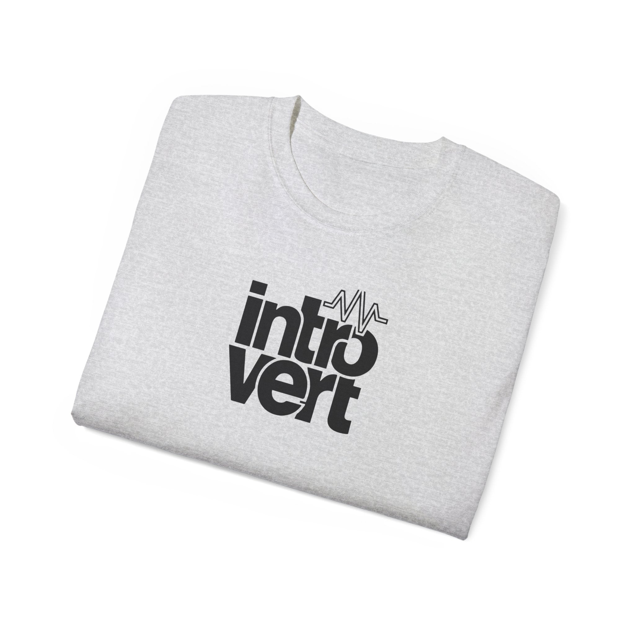 "High Frequency Introvert" Cozy Cotton Tee —  Graphic T-Shirt