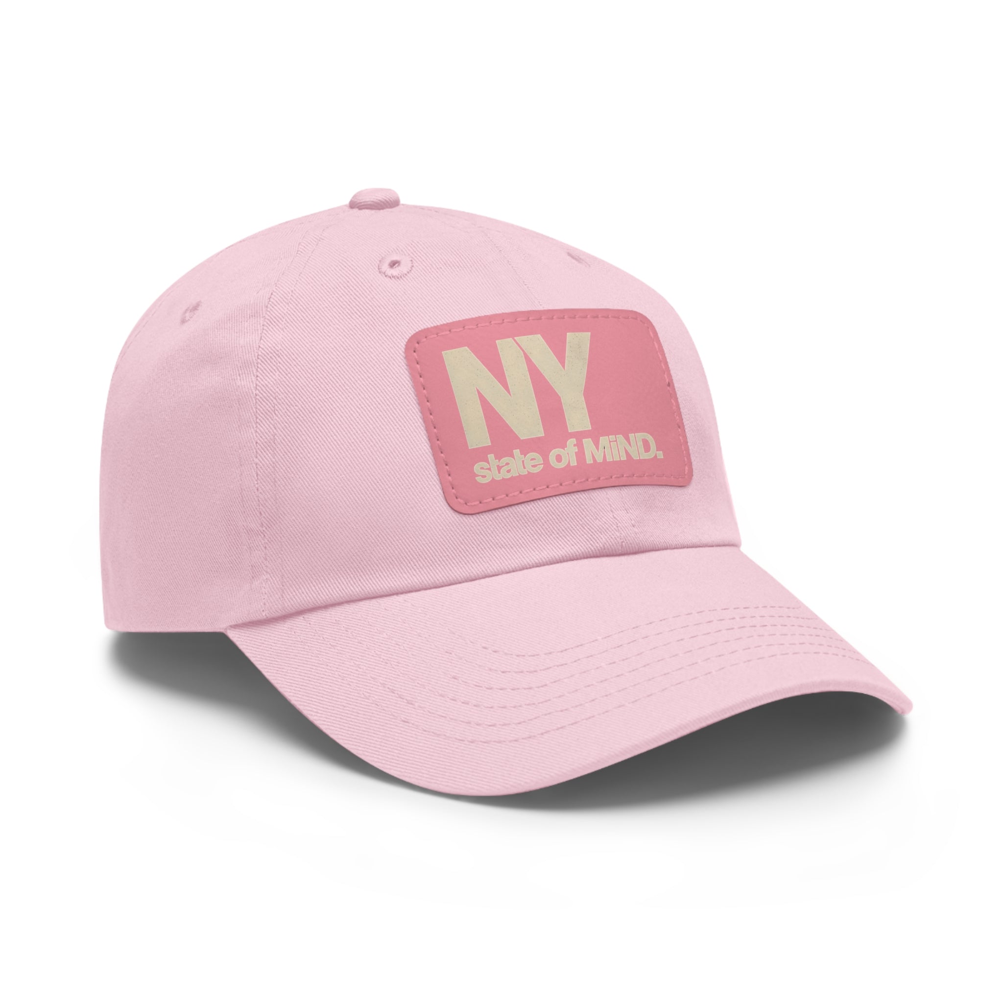 NY State of Mind Leather Patch Dad Hat — Vintage City Baseball Cap