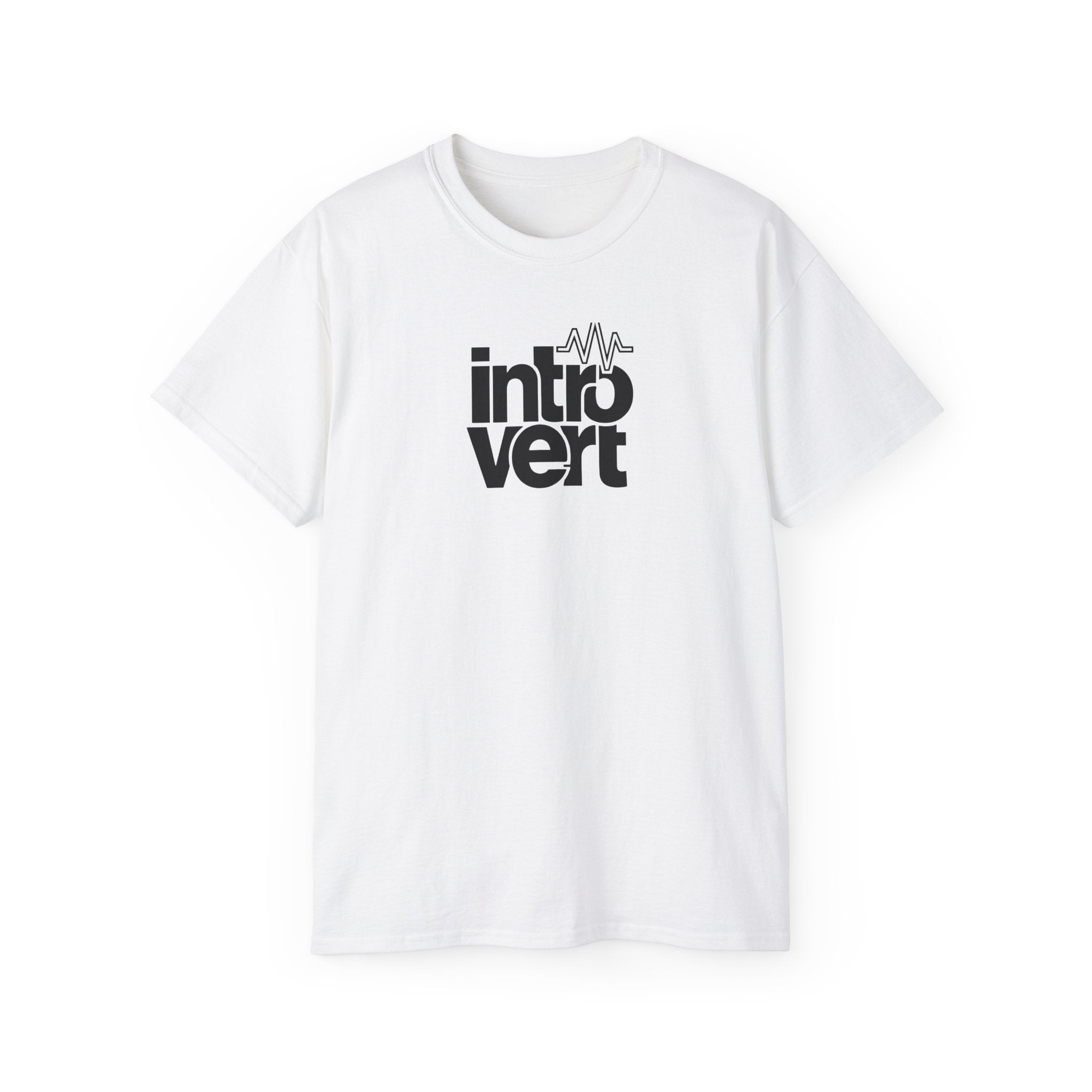 "High Frequency Introvert" Cozy Cotton Tee —  Graphic T-Shirt