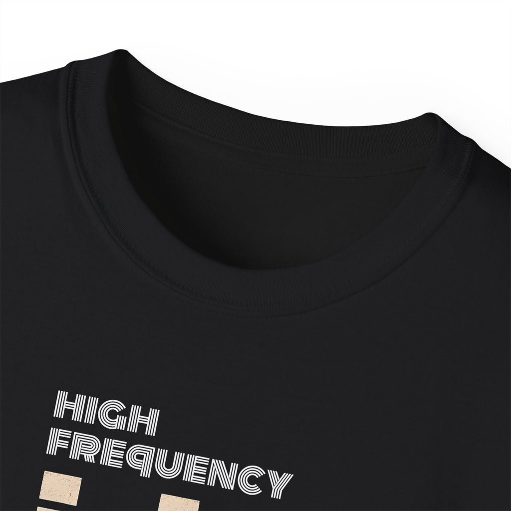 "High Frequency Introvert" Cozy Cotton Tee —  Graphic T-Shirt