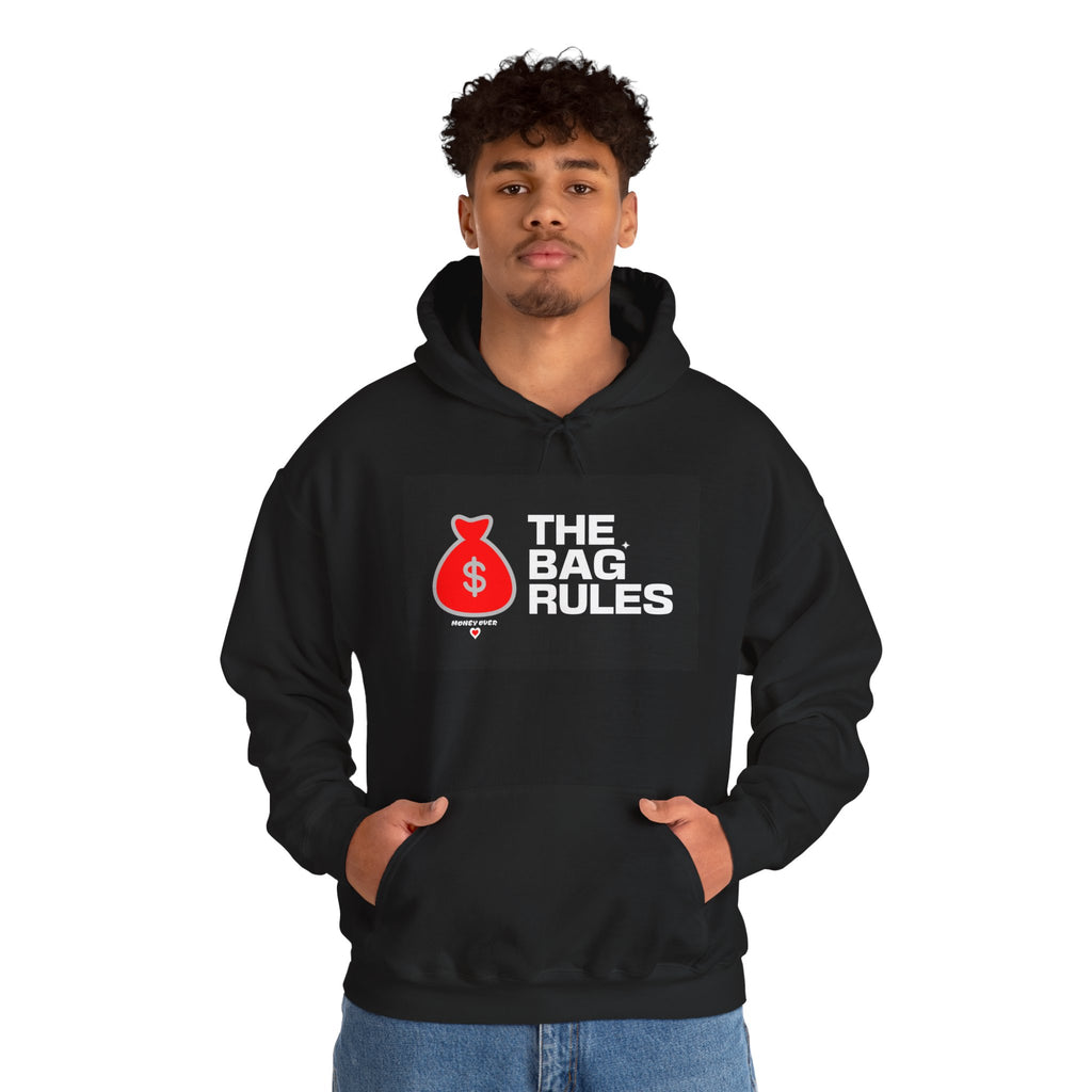 Money Rules Hoodie - Unisex Heavy Blend Sweatshirt | Comfortable Streetwear, Casual Gift, Fashion Statement, Everyday Wear, Trendy Apparel