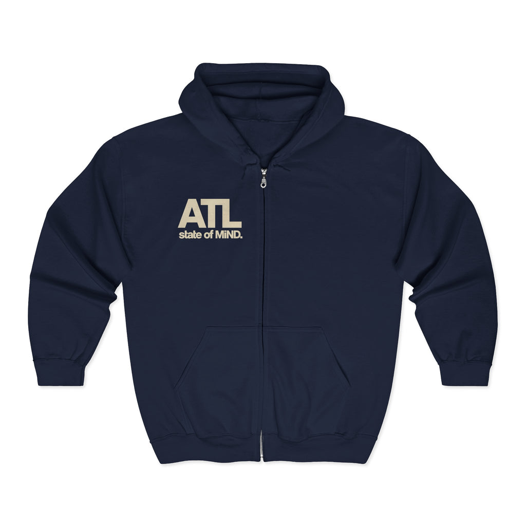 Atlanta State of Mind Oversized Zipped Hoodie