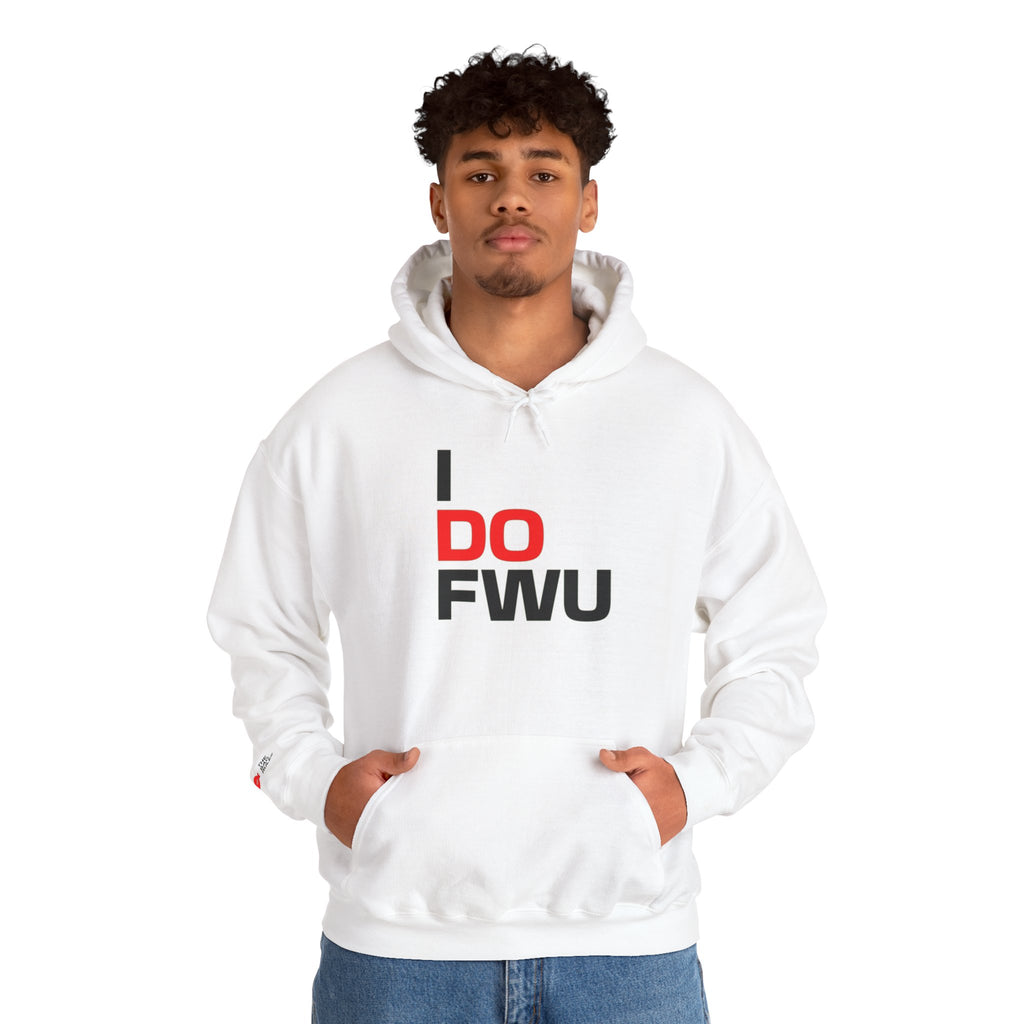 I Do FWU Unisex Hooded Sweatshirt - Statement Hoodie with Dollar Bag Design