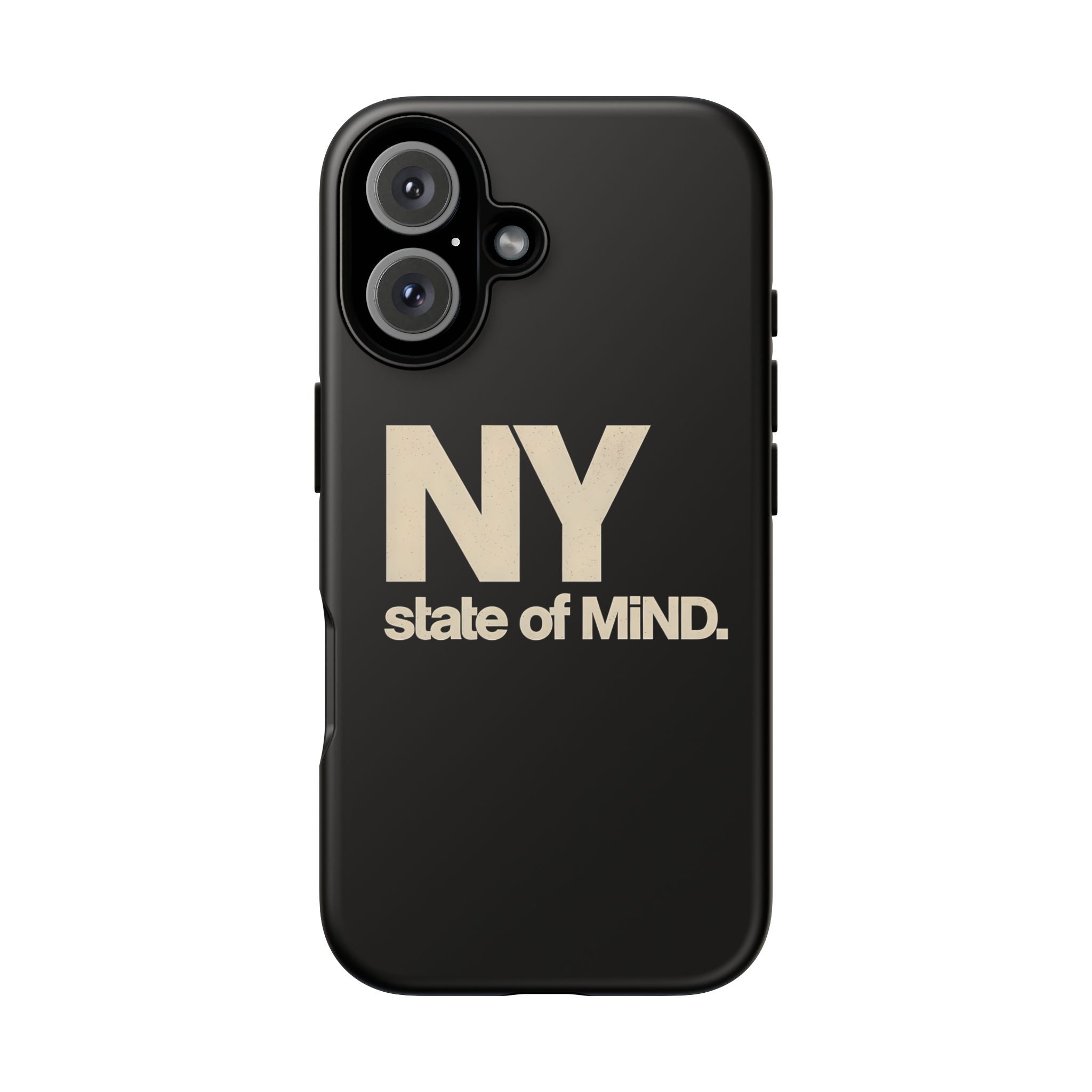 NY State of Mind Tough Phone Case — Sleek Black Protective iPhone Cover