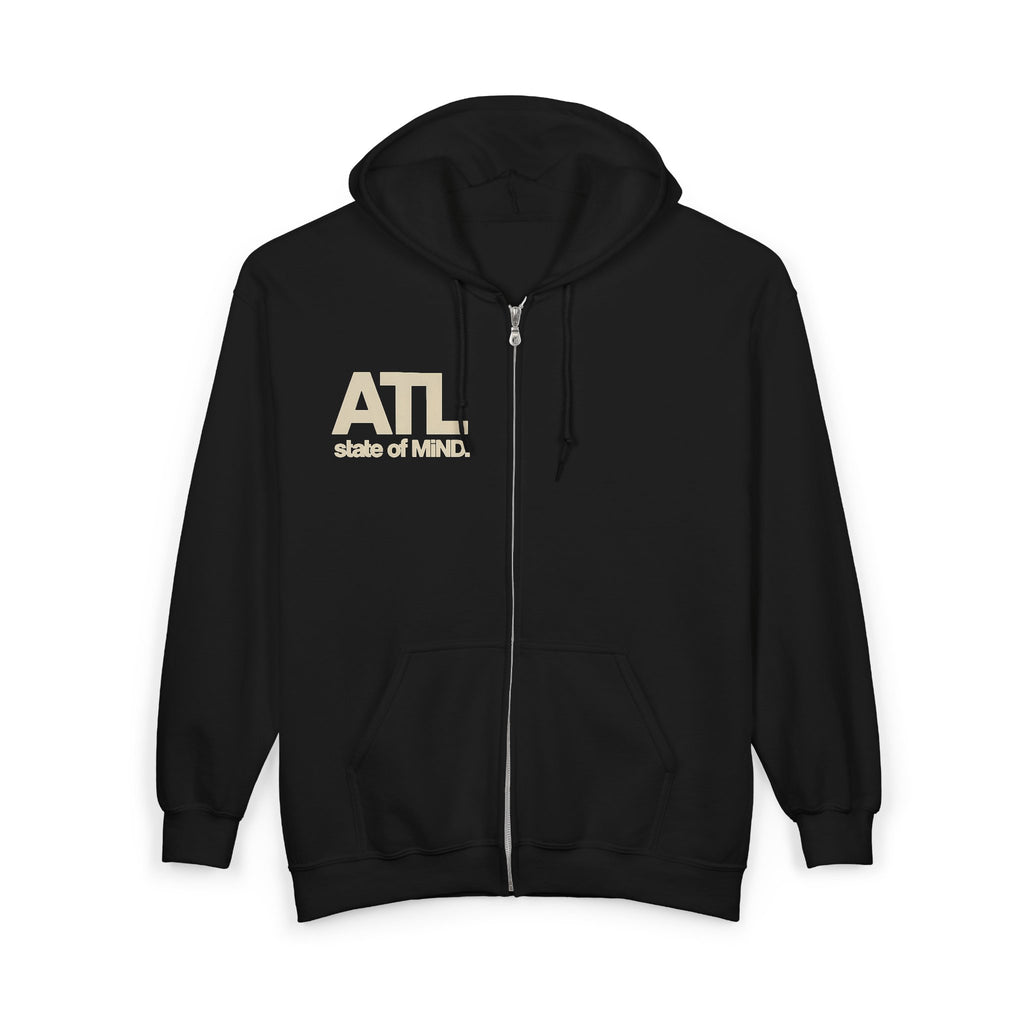 Atlanta State of Mind Oversized Zipped Hoodie