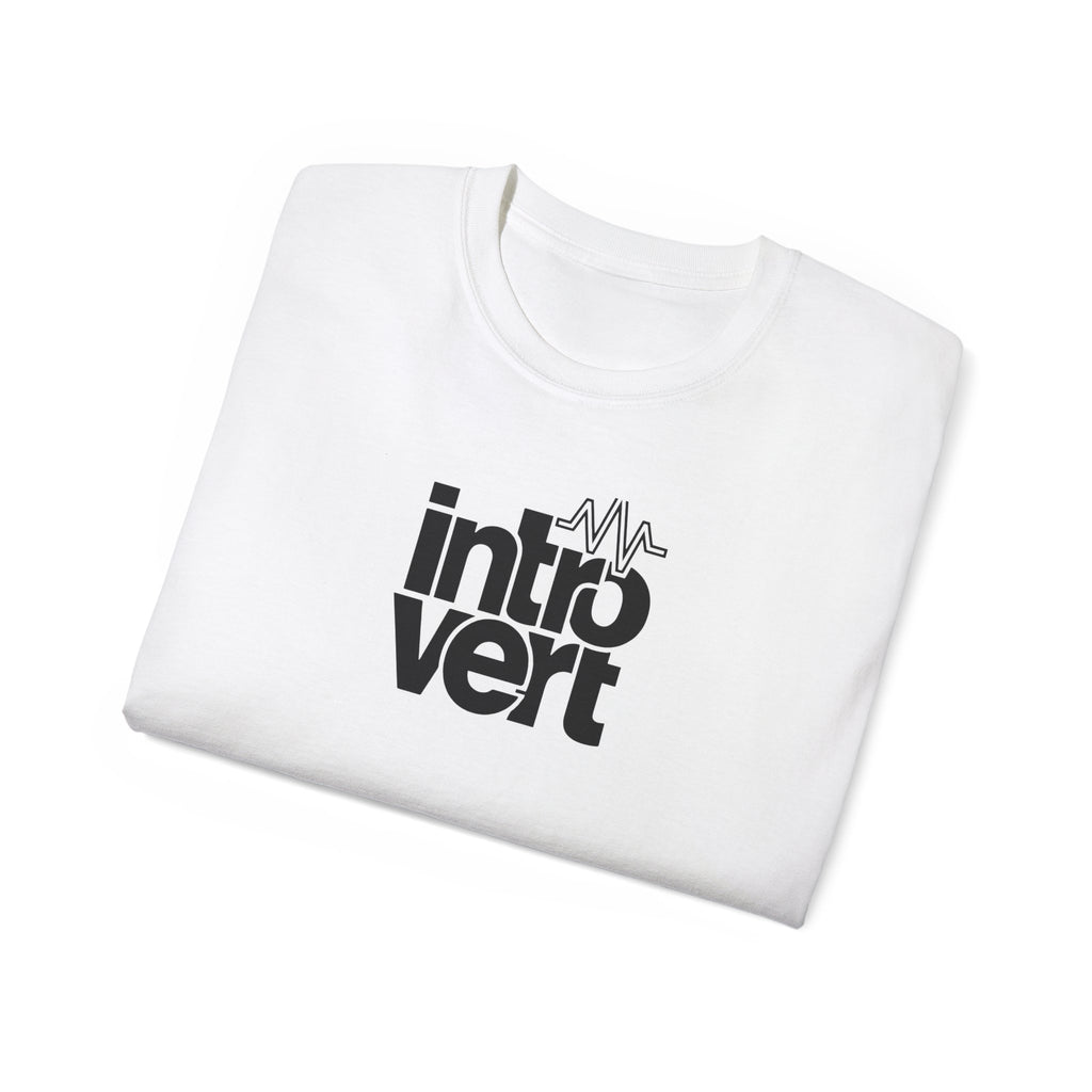 "High Frequency Introvert" Cozy Cotton Tee —  Graphic T-Shirt