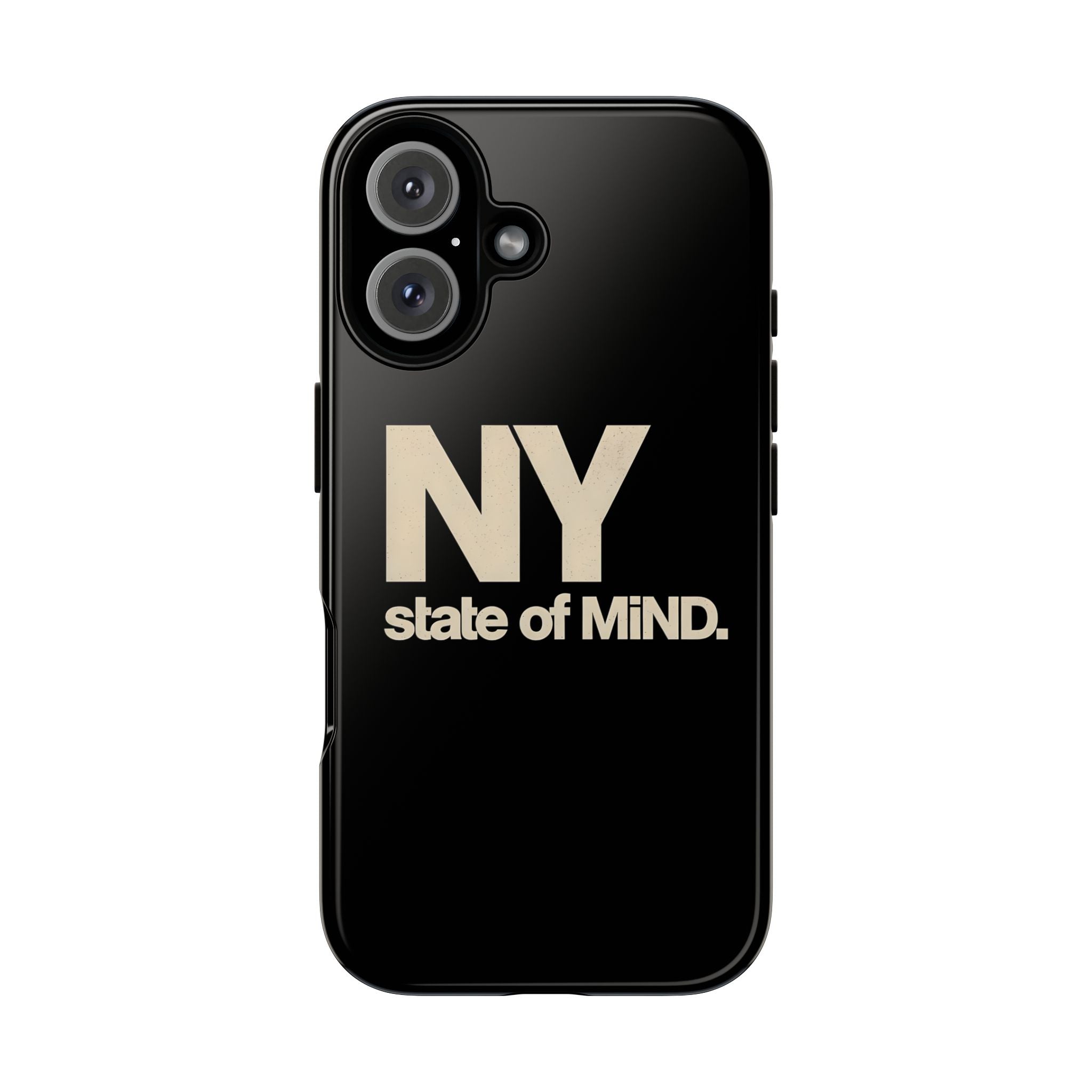 NY State of Mind Tough Phone Case — Sleek Black Protective iPhone Cover