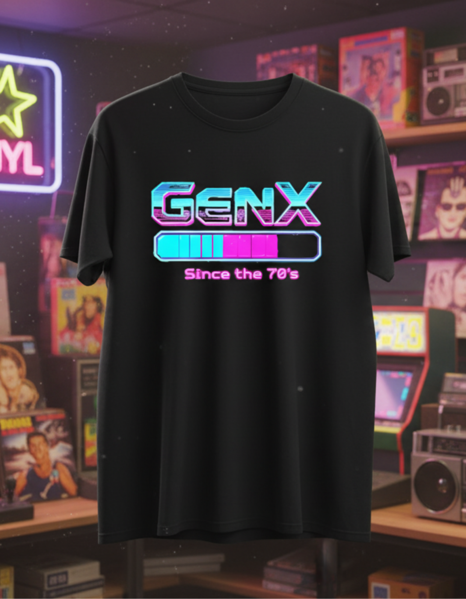 Vintage GenX 1970s Unisex Garment-Dyed T-shirt