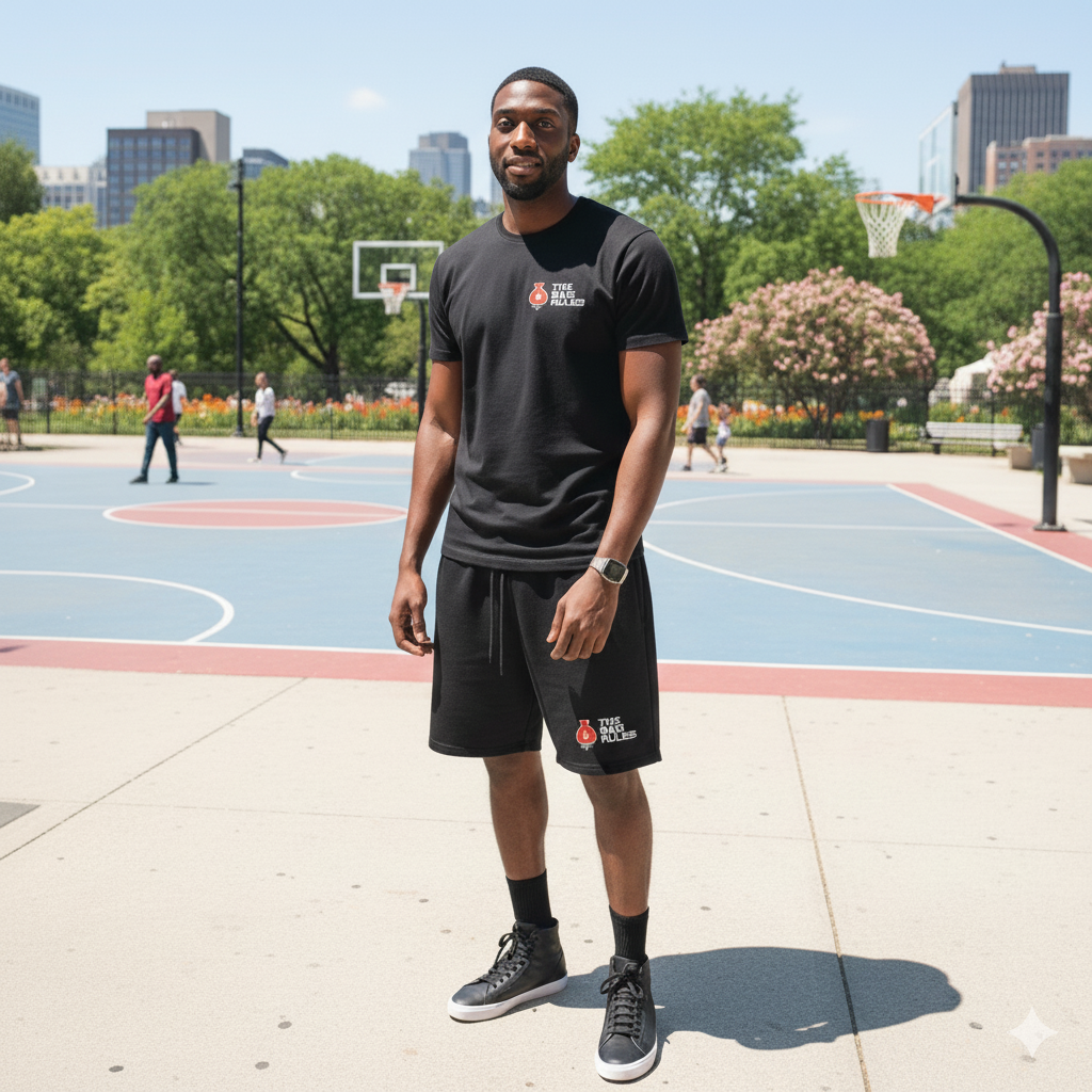 Basketball Shorts - The Bag Rules Design, Athletic Wear for Sports Enthusiasts, Casual Summer Outfits, Gifts for Players