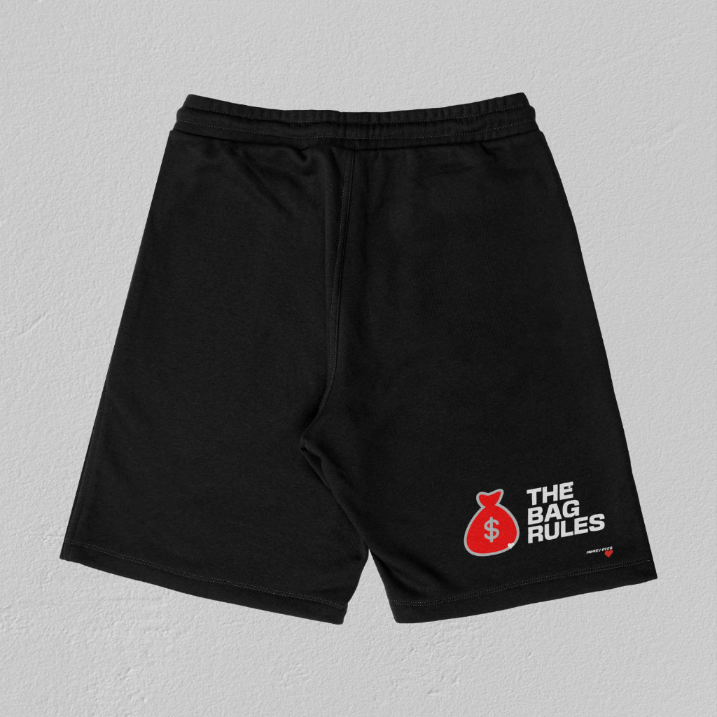 Basketball Shorts - The Bag Rules Design, Athletic Wear for Sports Enthusiasts, Casual Summer Outfits, Gifts for Players
