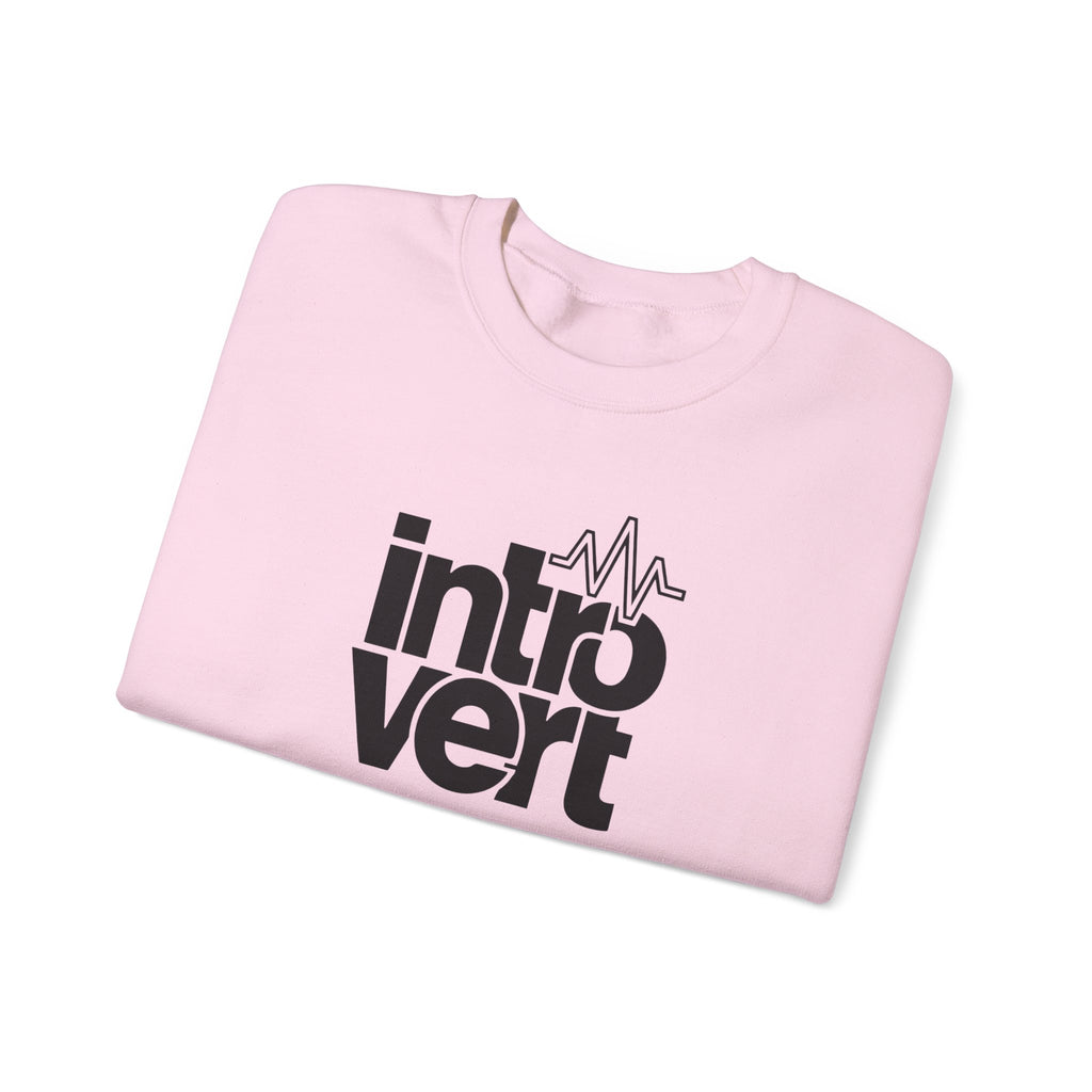 Introvert Crewneck Sweatshirt – “High Frequency Introvert” Graphic Pullover