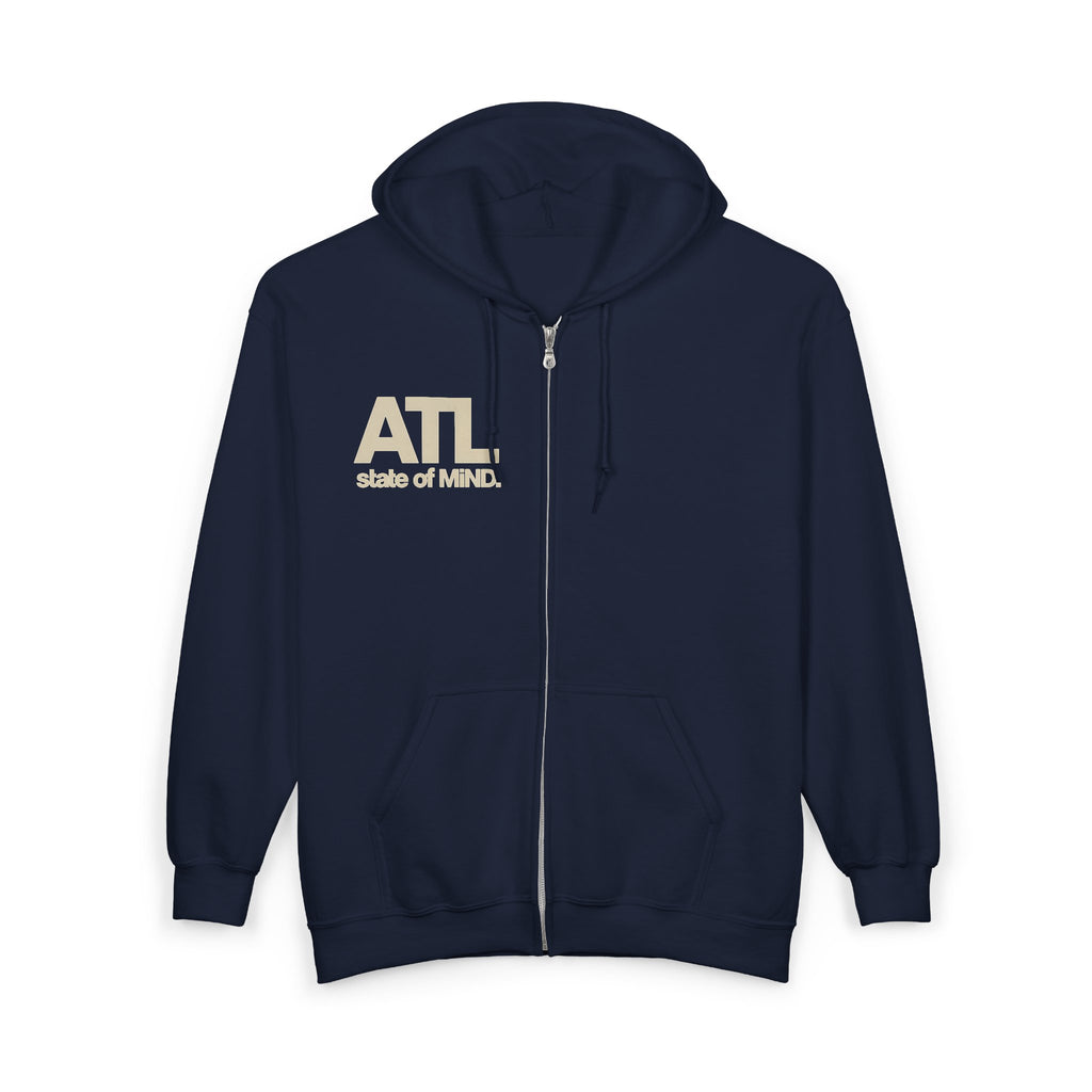 Atlanta State of Mind Oversized Zipped Hoodie