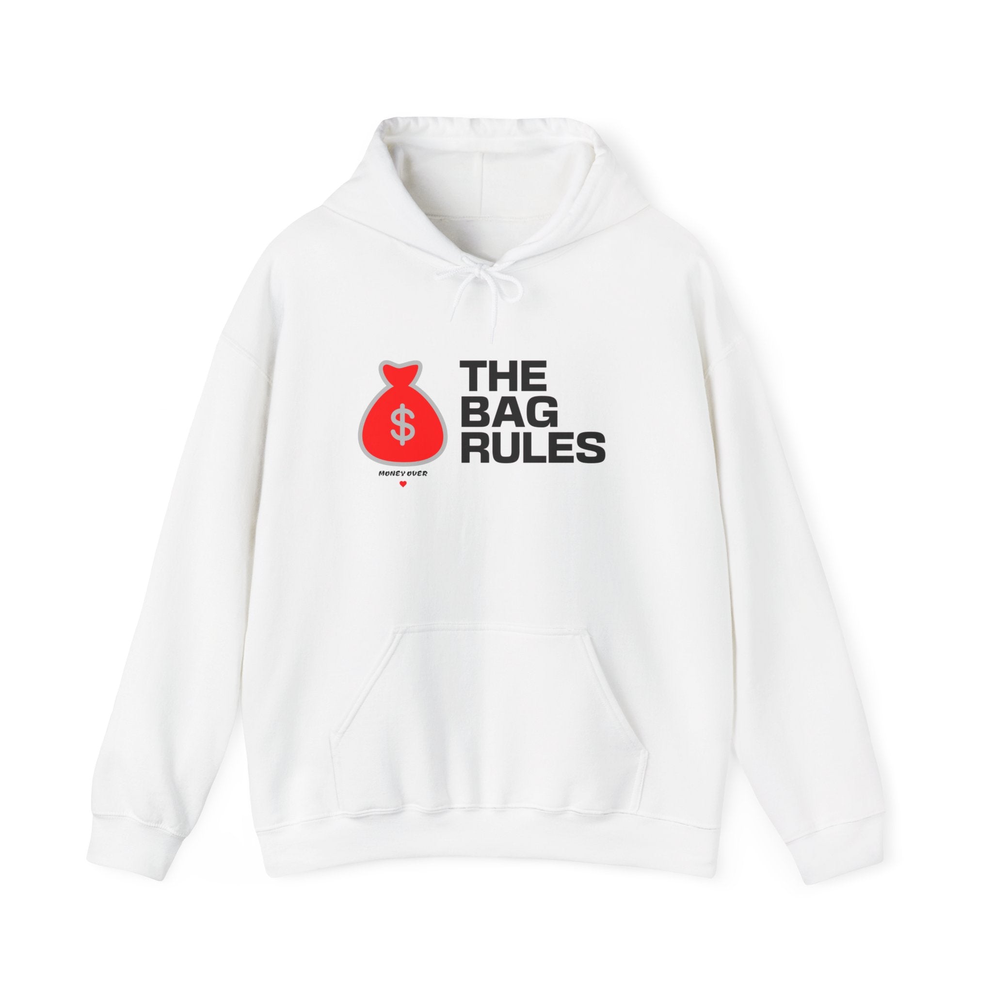 Hoodie - The Bag Rules | Motivational Streetwear & Hustle Mindset Clothing for Entrepreneurs