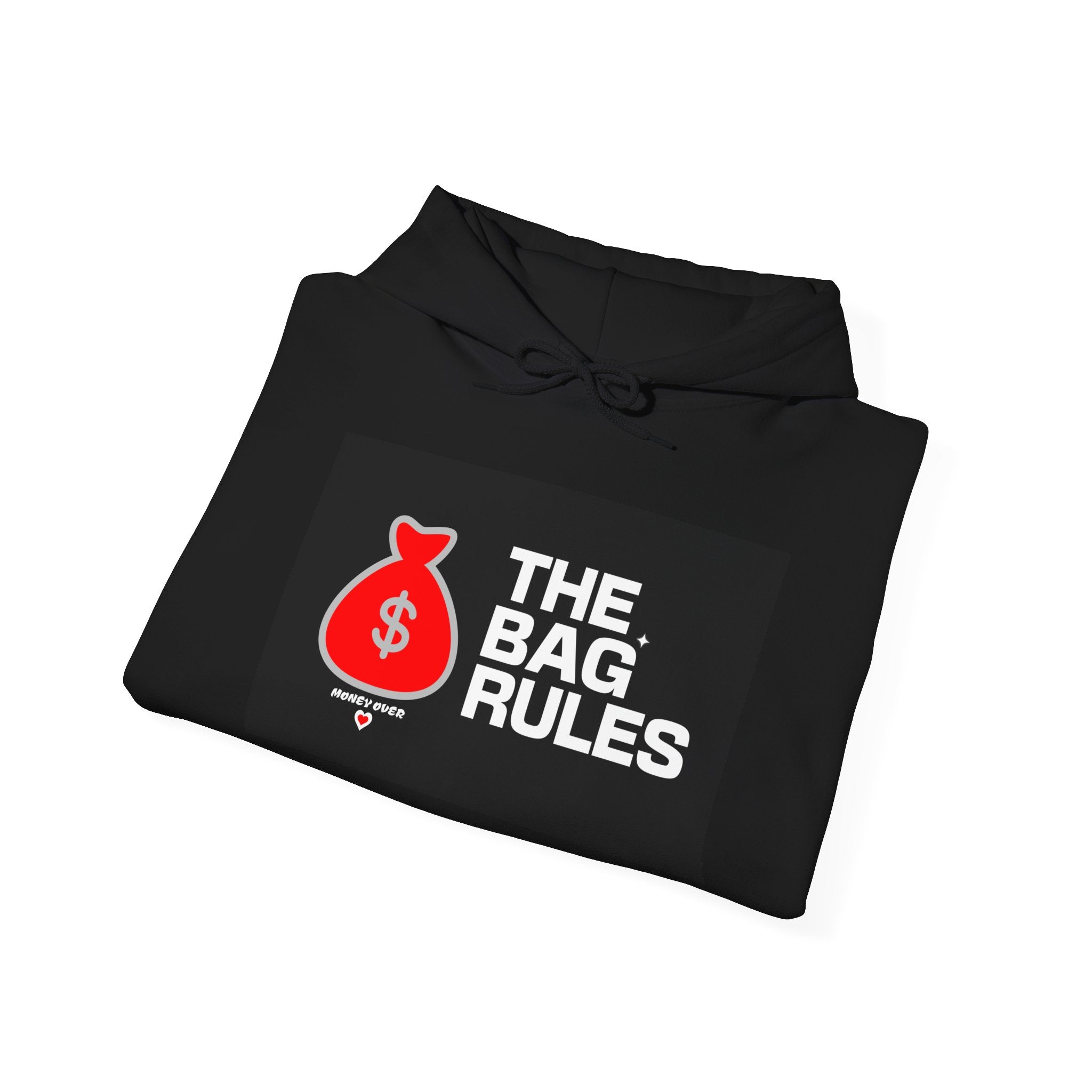 Money Rules Hoodie - Unisex Heavy Blend Sweatshirt | Comfortable Streetwear, Casual Gift, Fashion Statement, Everyday Wear, Trendy Apparel