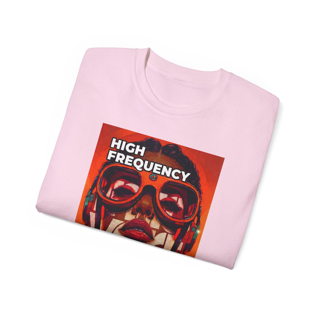 High Frequency Introvert T-Shirt — Futurist Girl Comfort Cotton Tee