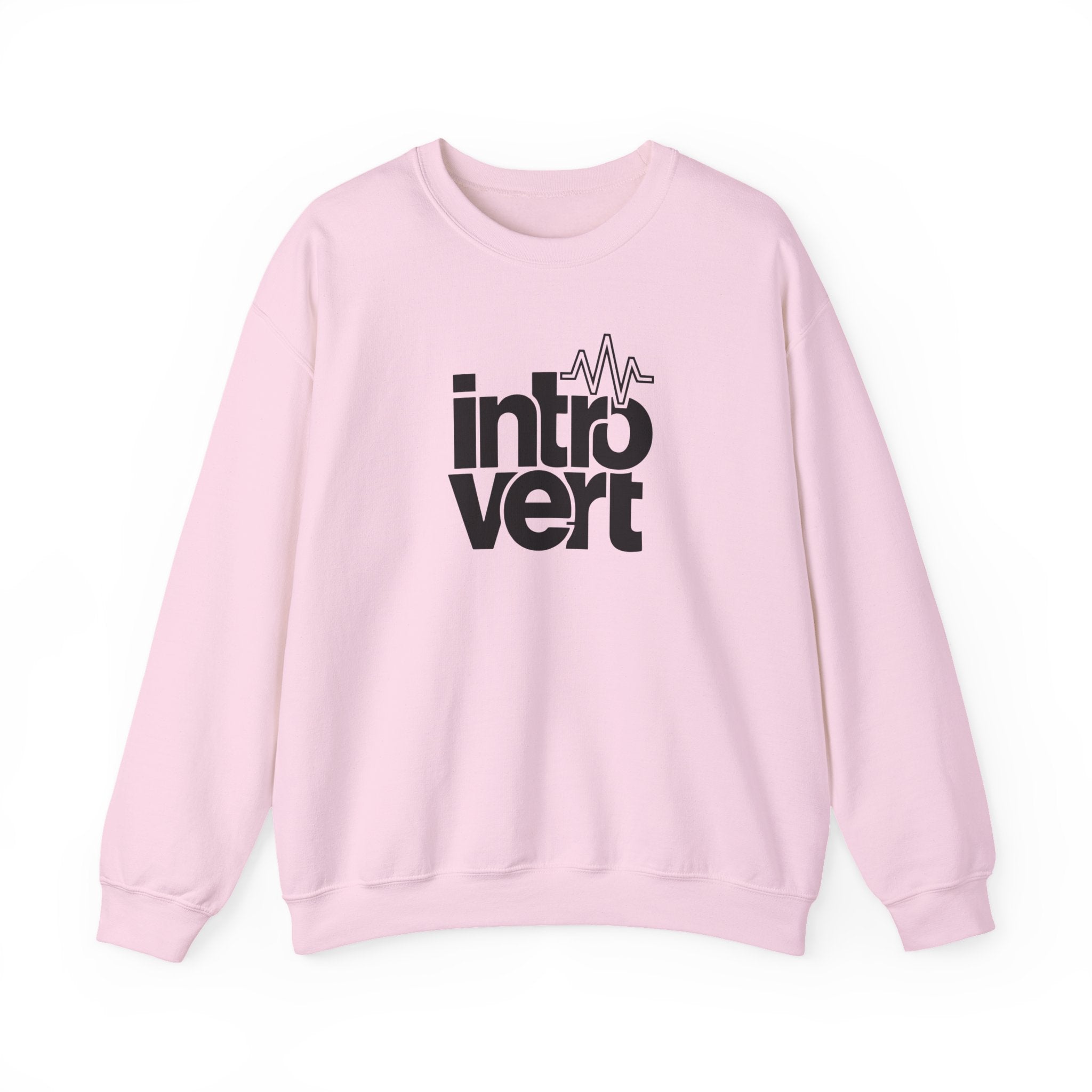 Introvert Crewneck Sweatshirt – “High Frequency Introvert” Graphic Pullover