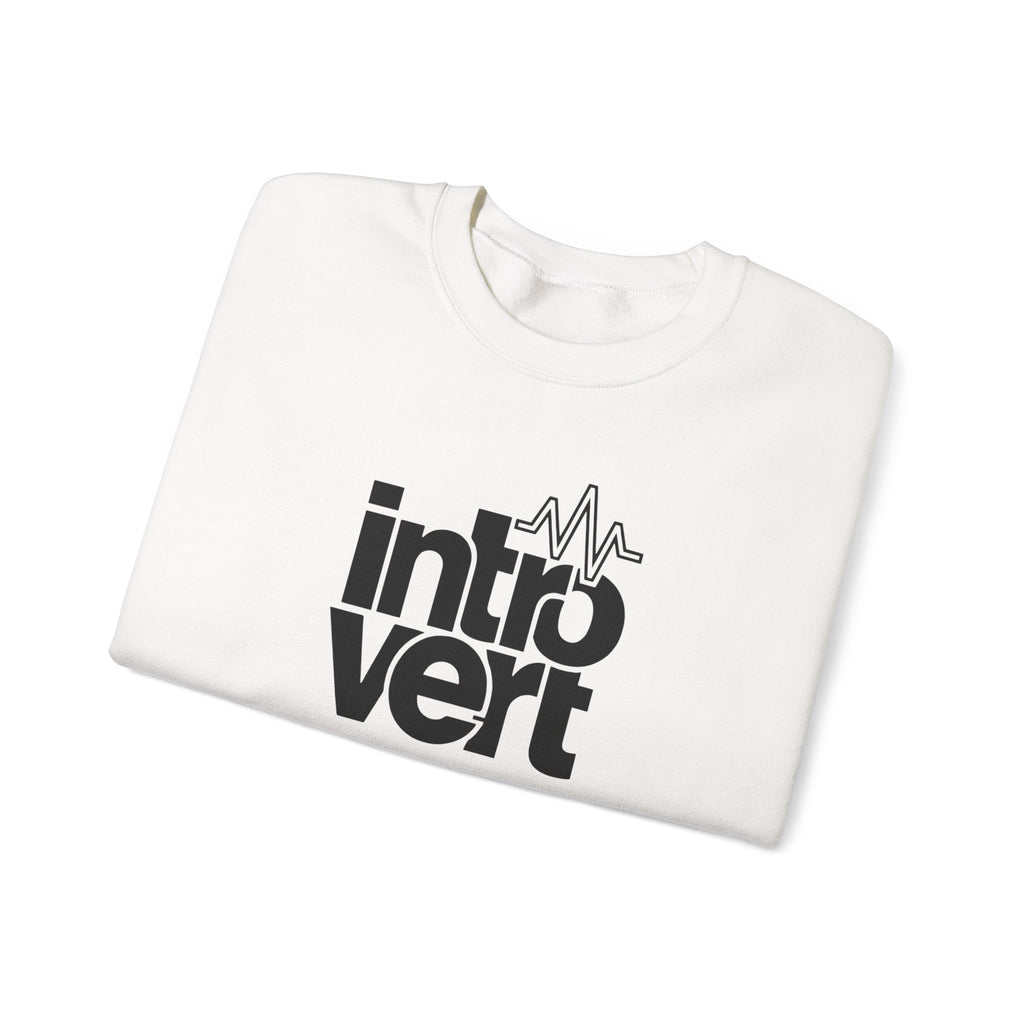 Introvert Crewneck Sweatshirt – “High Frequency Introvert” Graphic Pullover