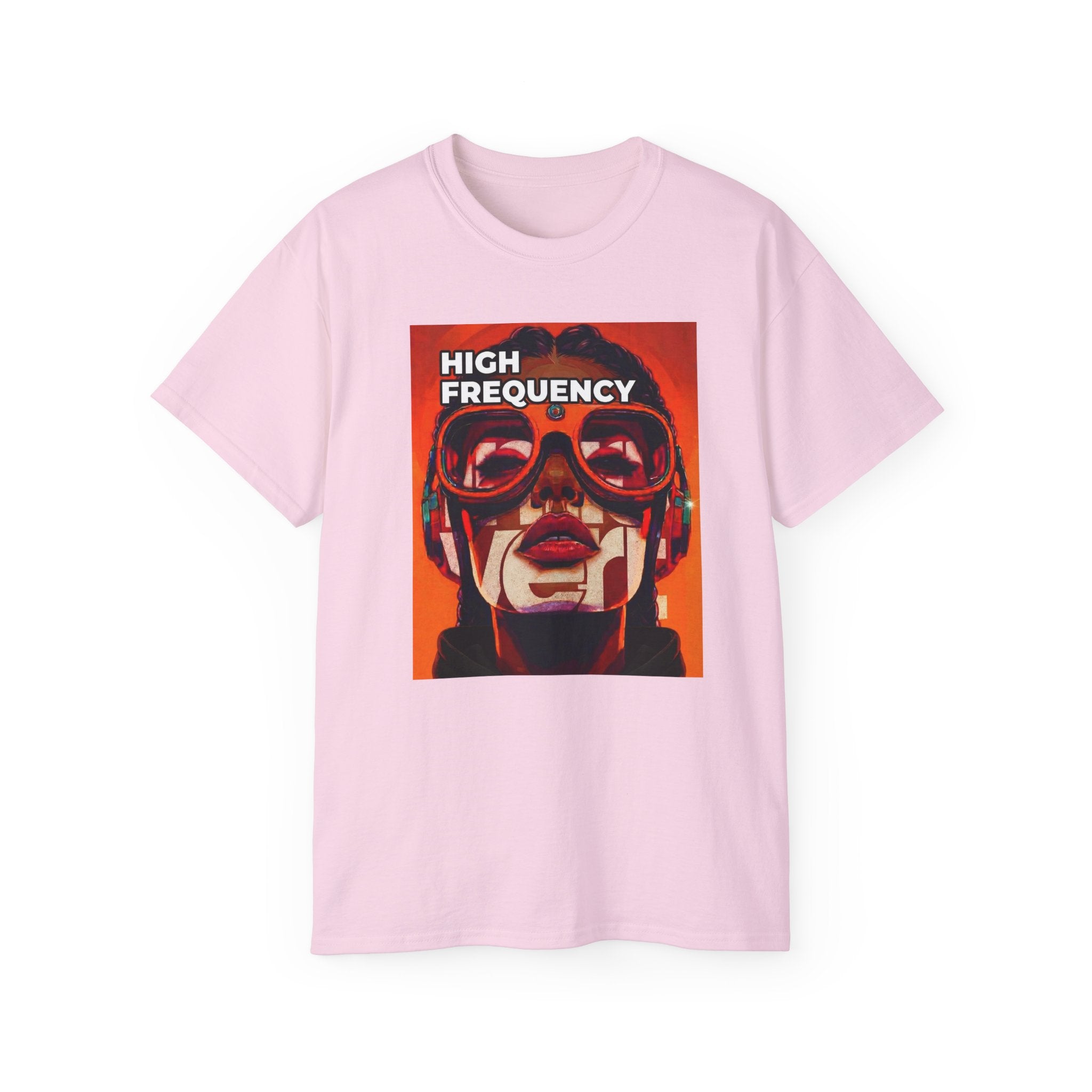 High Frequency Introvert T-Shirt — Futurist Girl Comfort Cotton Tee
