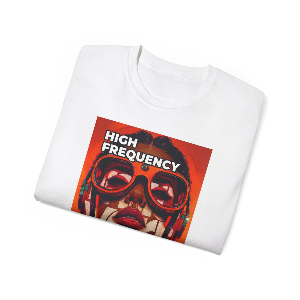High Frequency Introvert T-Shirt — Futurist Girl Comfort Cotton Tee