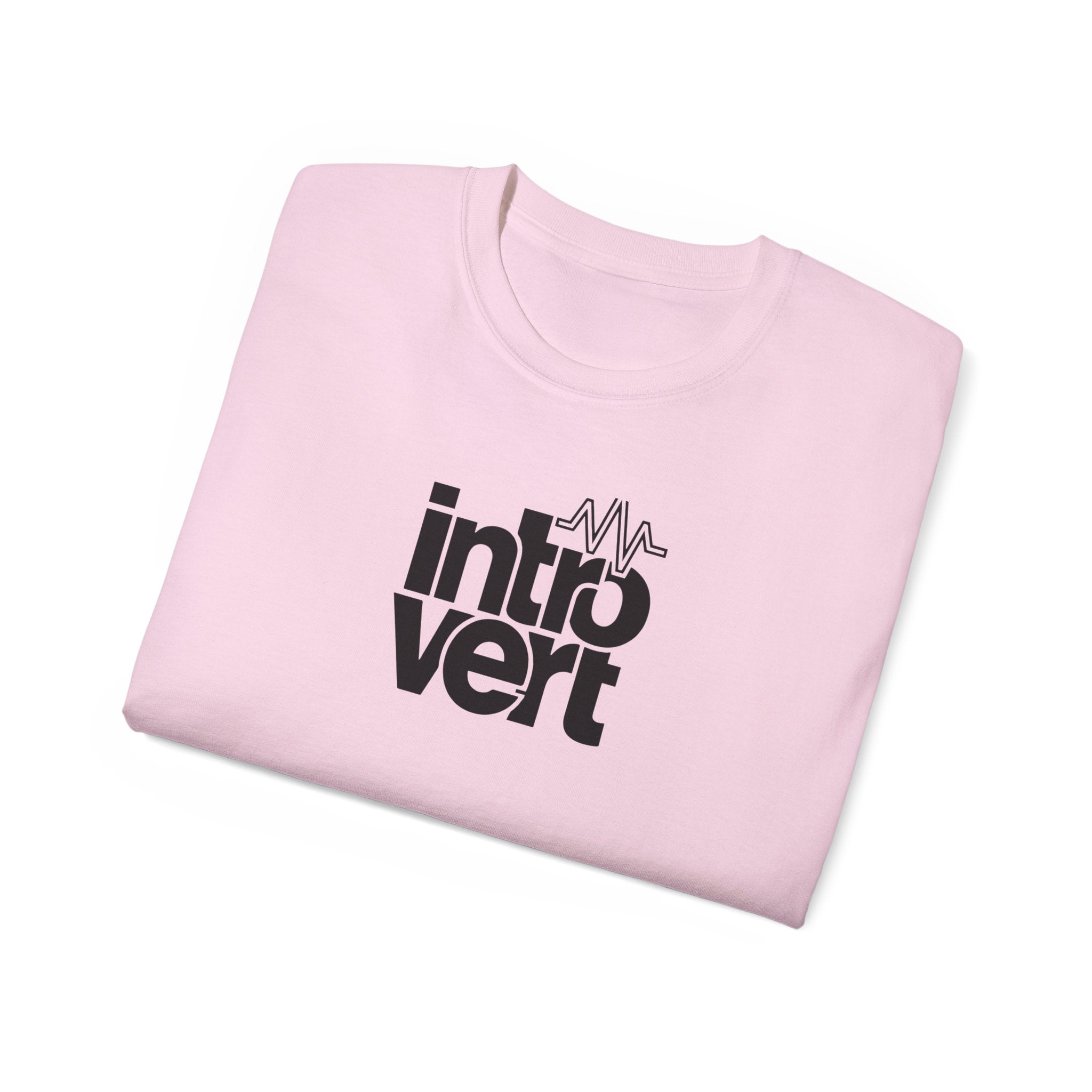 "High Frequency Introvert" Cozy Cotton Tee —  Graphic T-Shirt