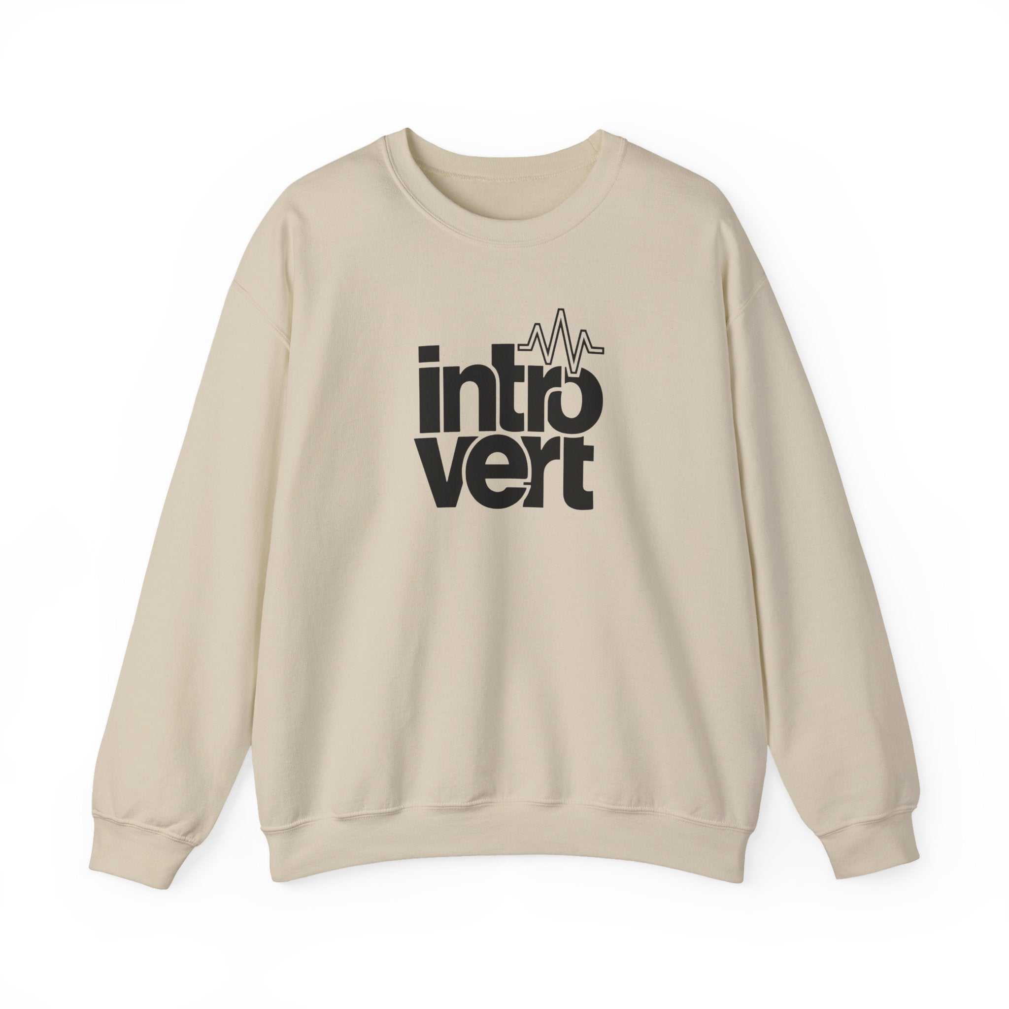 Introvert Crewneck Sweatshirt – “High Frequency Introvert” Graphic Pullover
