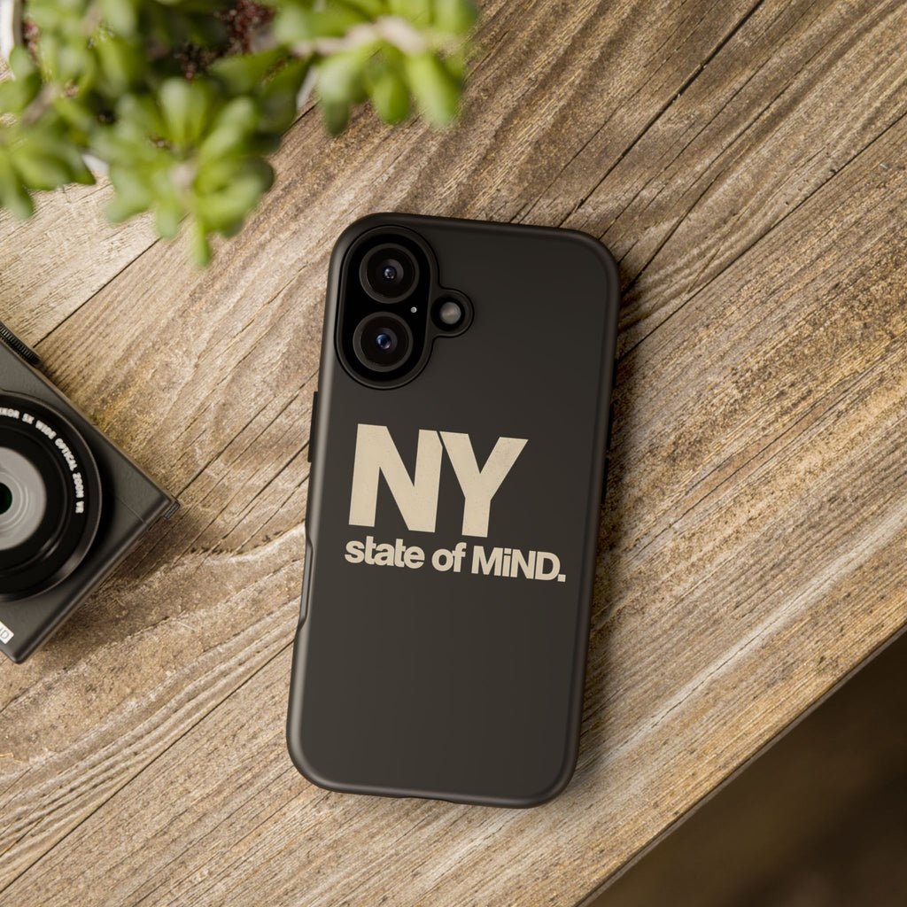 NY State of Mind Tough Phone Case — Sleek Black Protective iPhone Cover