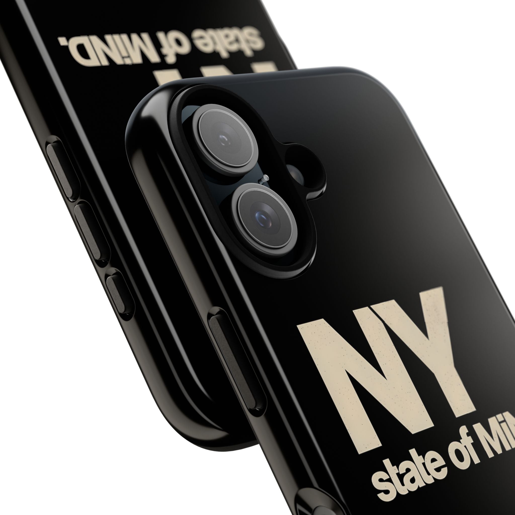 NY State of Mind Tough Phone Case — Sleek Black Protective iPhone Cover