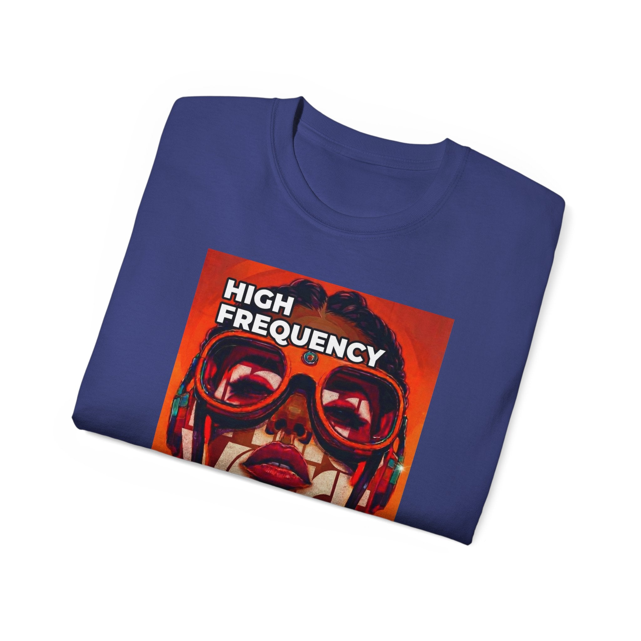 High Frequency Introvert T-Shirt — Futurist Girl Comfort Cotton Tee