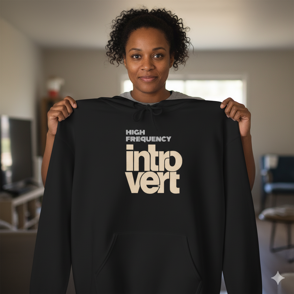 High Frequency Introvert Oversized Hoodie