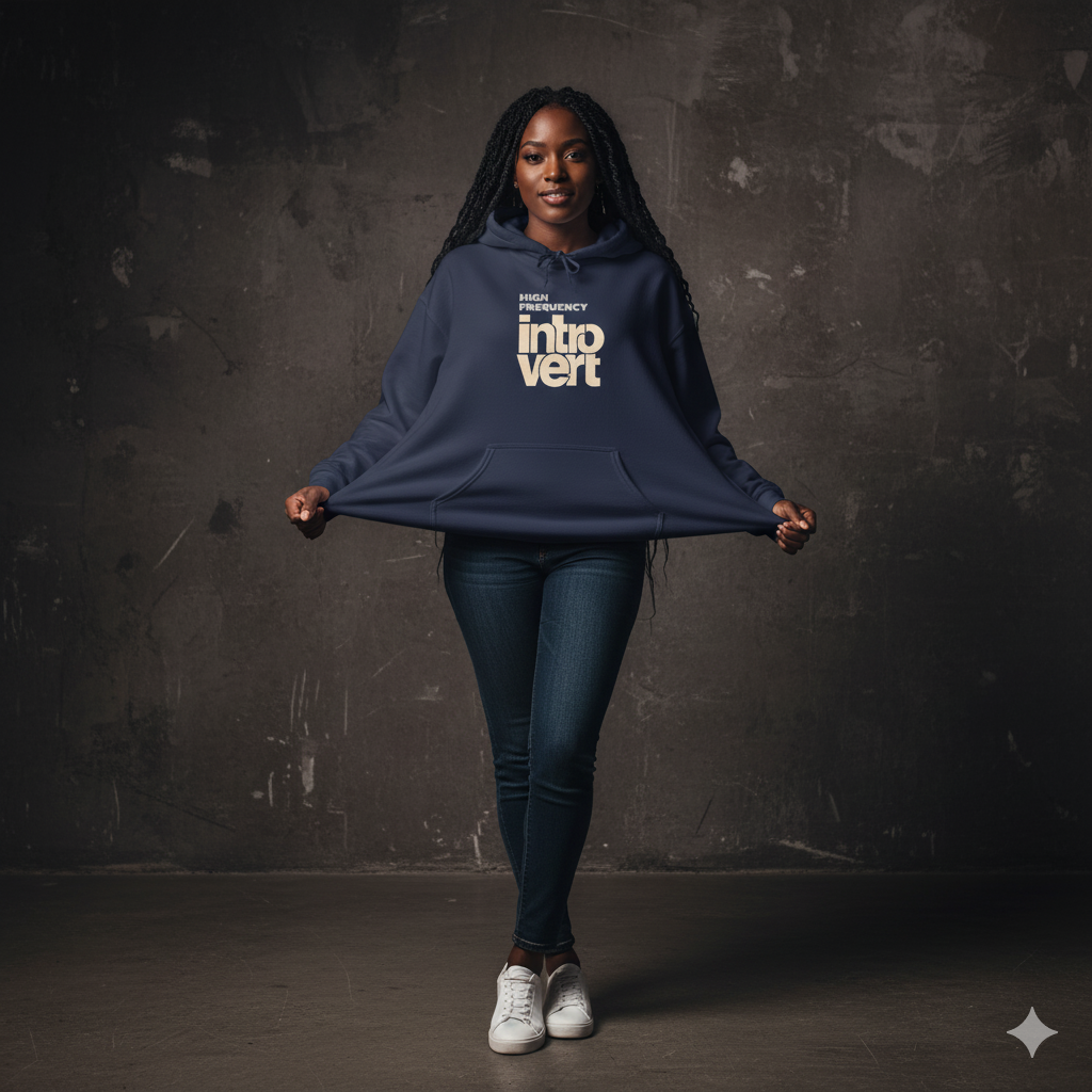 High Frequency Introvert Oversized Hoodie