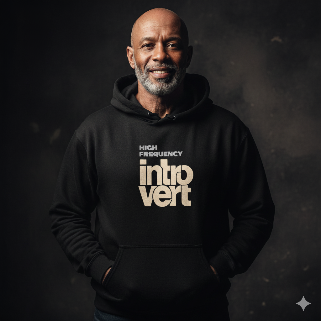 High Frequency Introvert Oversized Hoodie