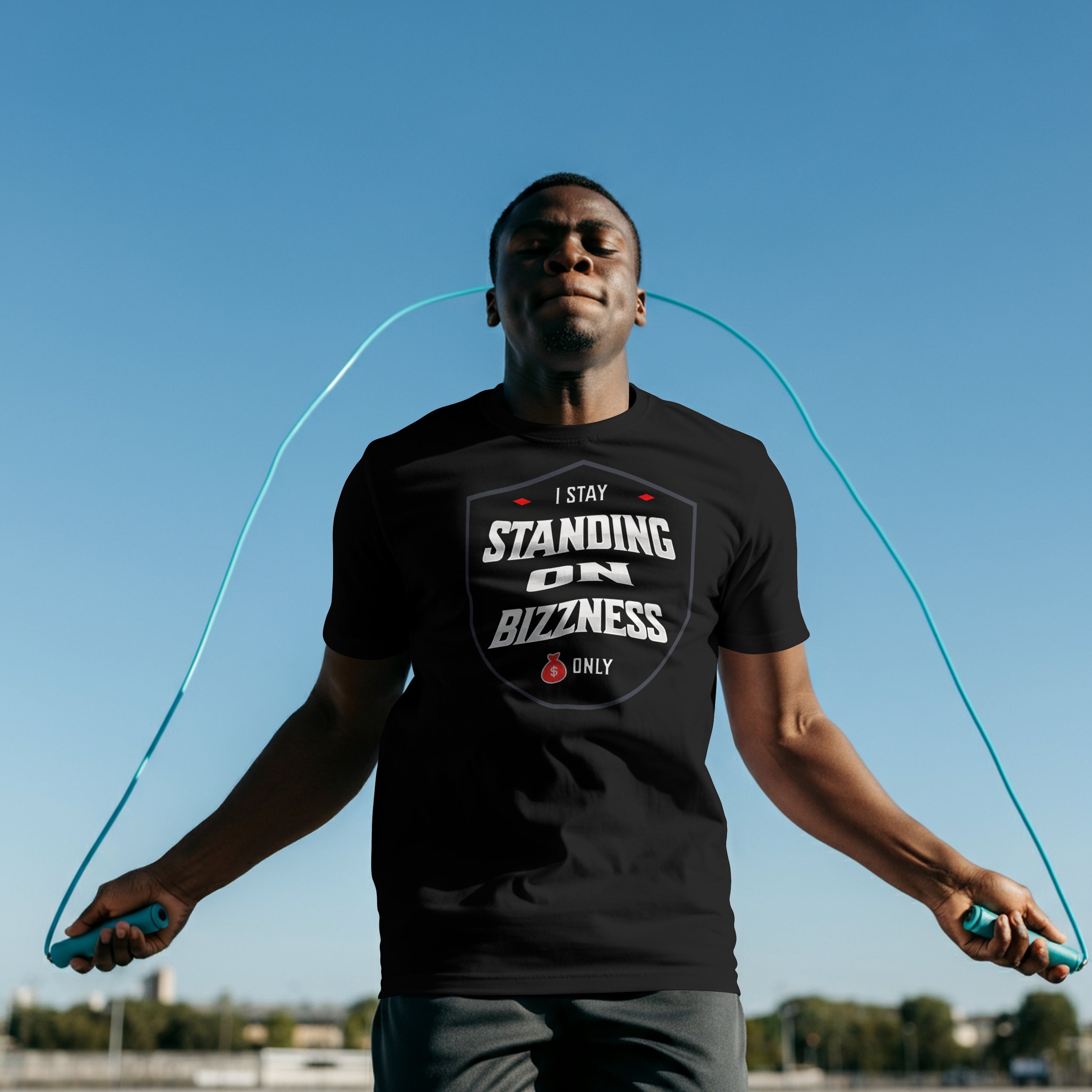Standing on Bizzness Shirt – Hustle Graphic Tee – Entrepreneur Streetwear – Motivational T-Shirt – Urban Fashion – Money Mindset Shirt
