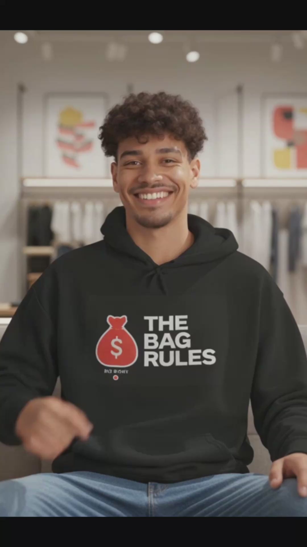 Money Rules Hoodie - Unisex Heavy Blend Sweatshirt | Comfortable Streetwear, Casual Gift, Fashion Statement, Everyday Wear, Trendy Apparel