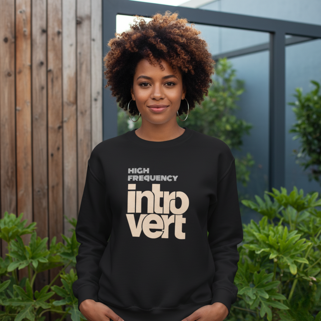 High Frequency Introvert Crenewck Sweatshirt